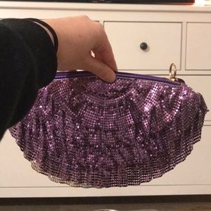 Shimmy Shake dance metallic clutch